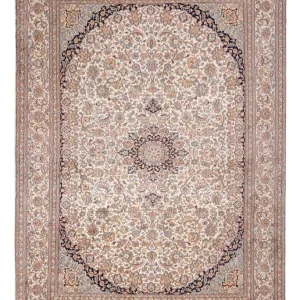 Seidenteppich - Kaschmir Seide - 309 x 213 cm - sand