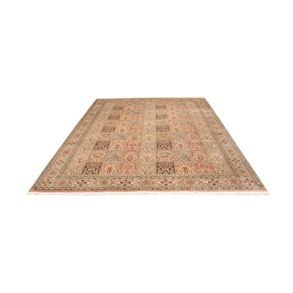 Seidenteppich - Kaschmir Seide - 316 x 220 cm - dunkelbeige
