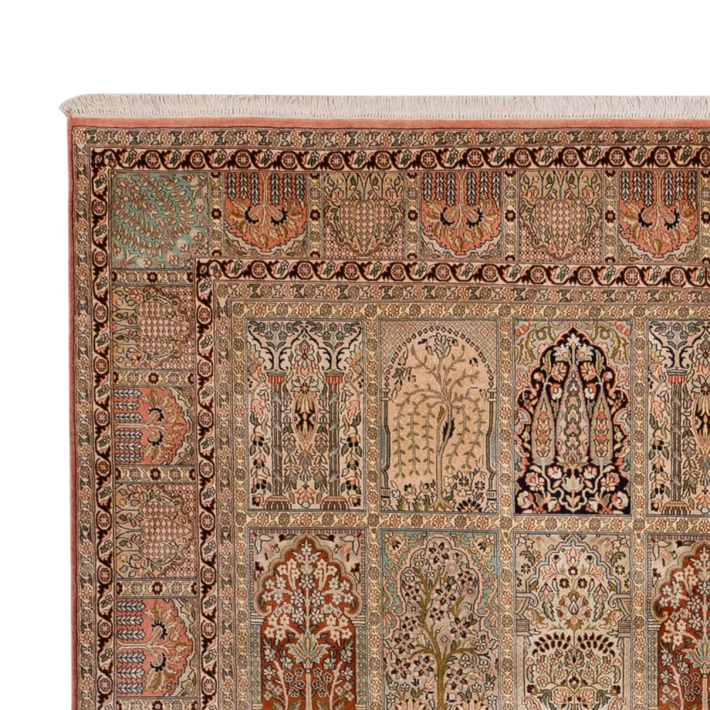 Seidenteppich - Kaschmir Seide - 324 x 238 cm - beige
