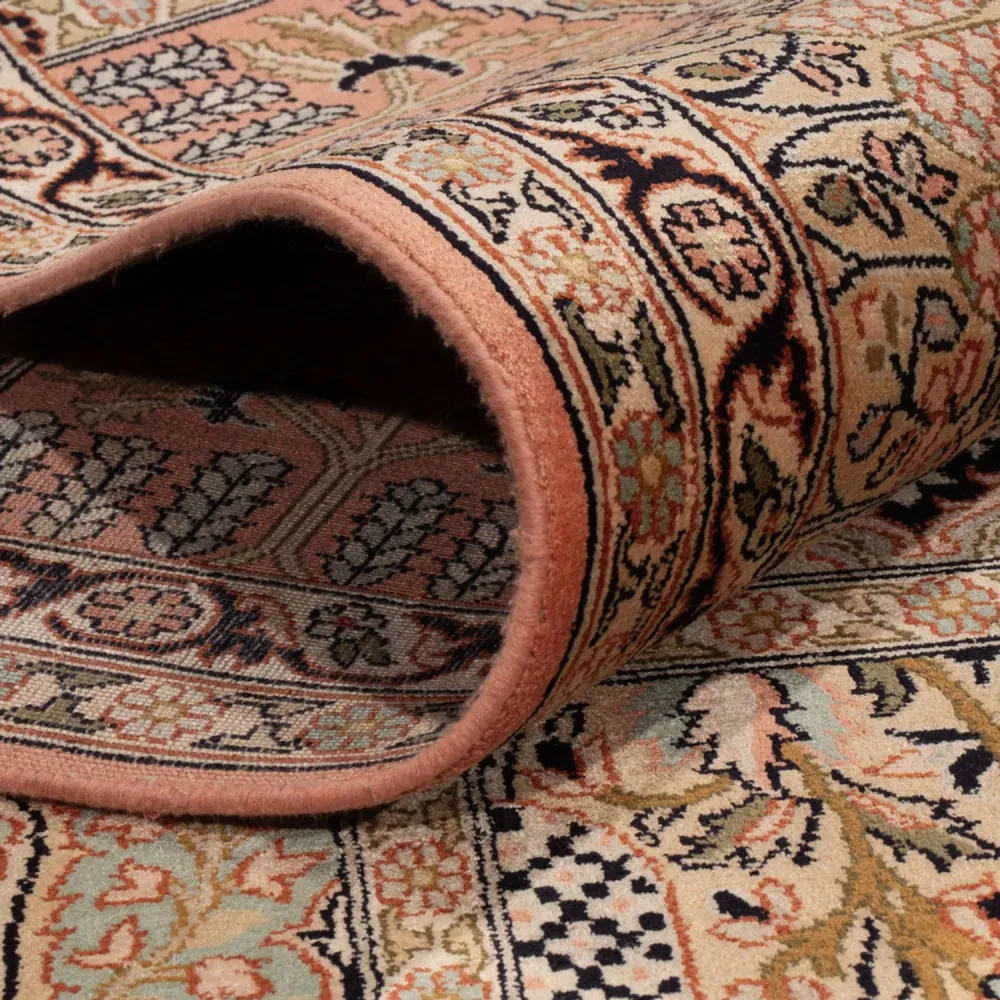 Seidenteppich - Kaschmir Seide - 324 x 238 cm - beige
