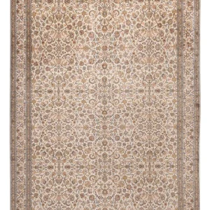 Seidenteppich - Kaschmir Seide - 356 x 245 cm - beige