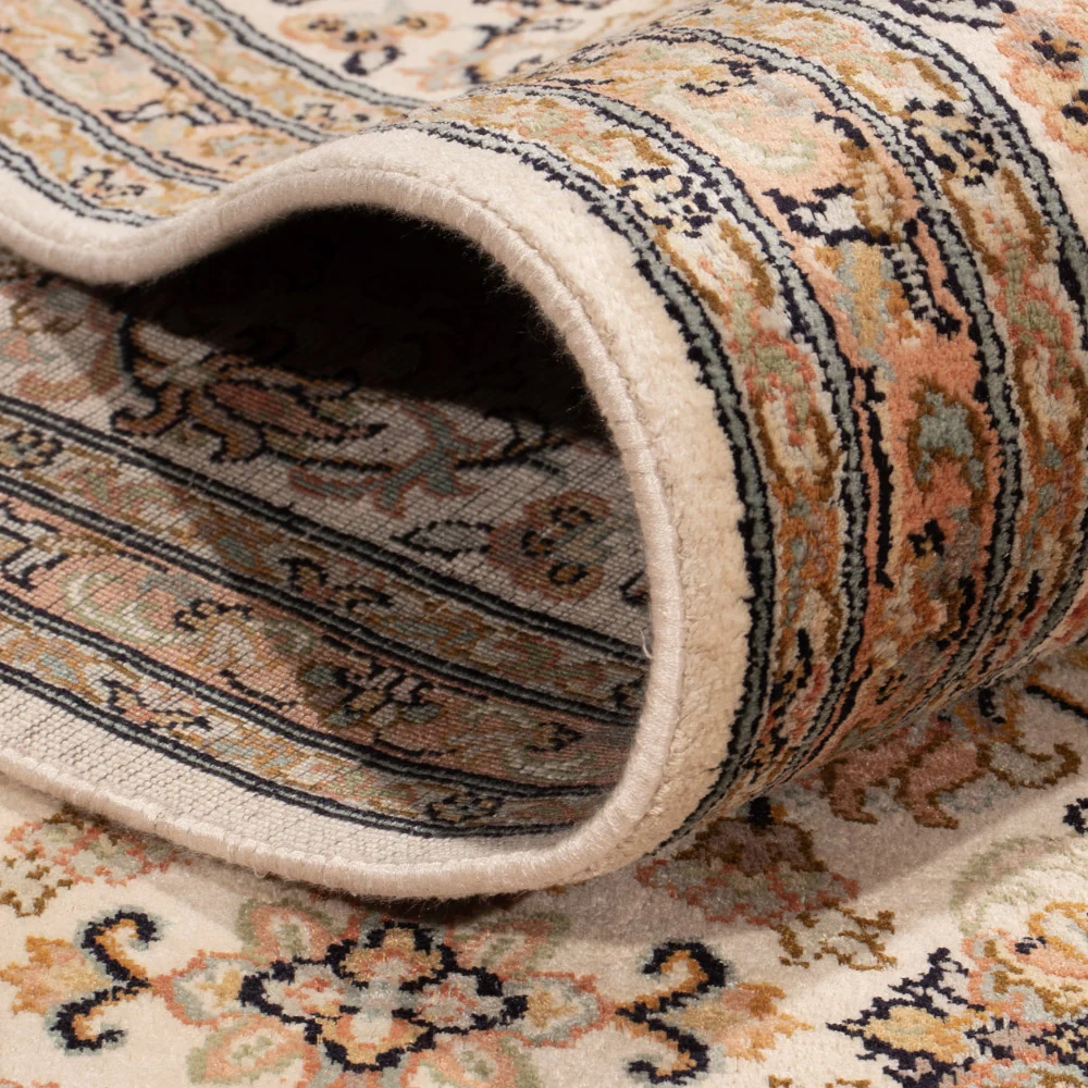 Seidenteppich - Kaschmir Seide - 356 x 245 cm - beige