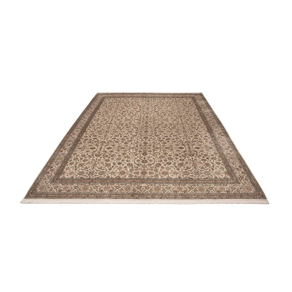 Seidenteppich - Kaschmir Seide - 356 x 245 cm - beige