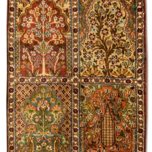 Seidenteppich - Kaschmir Seide 91 x 65 cm Fußmatte