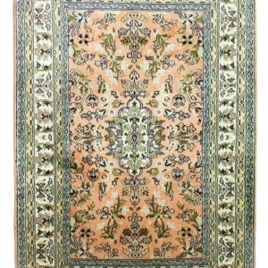 Seidenteppich - Kaschmir Seide 93 x 64 cm Fußmatte