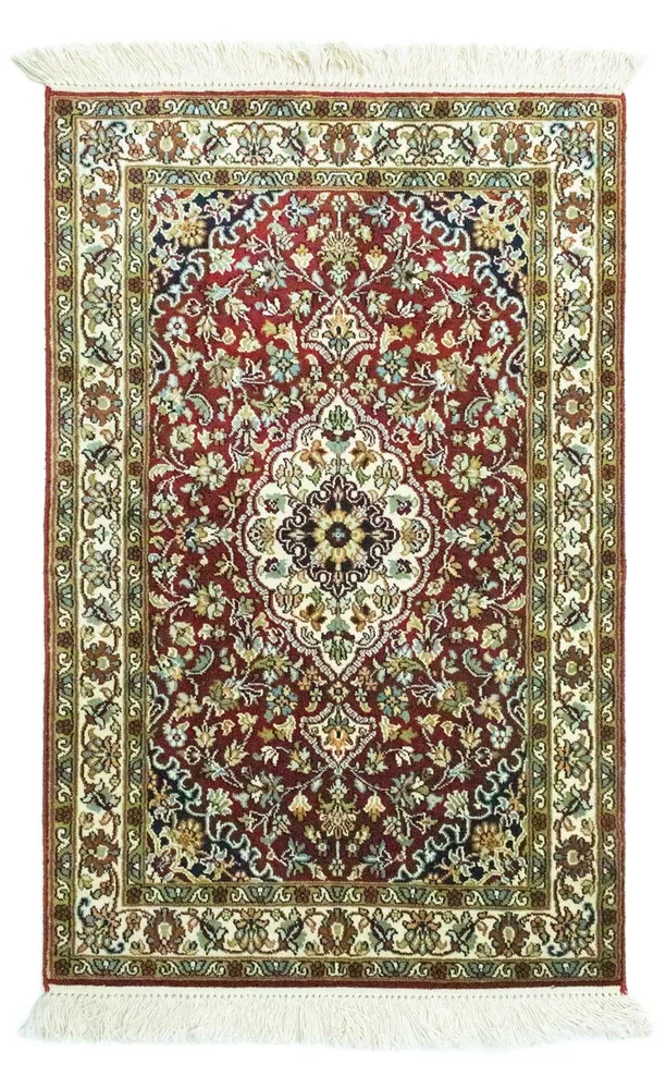 Seidenteppich - Kaschmir Seide 95 x 63 cm Fußmatte