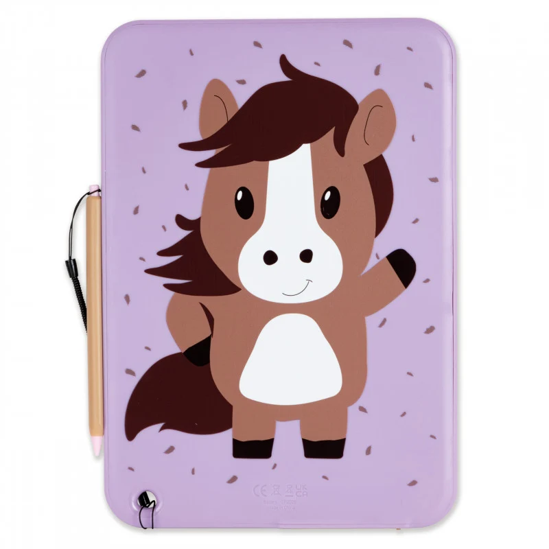 TapirElla Pony-Pad, LCD Zaubermaltafel für Kinder