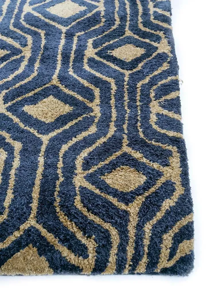 Teppich - 240 x 150 cm - dunkelblau