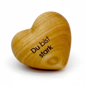 Thankgoods Holzherz Du bist stark