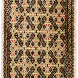Turkaman Teppich 100 x 50 cm - beige