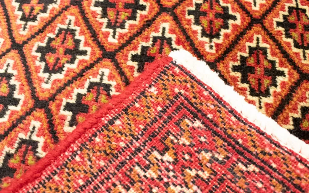 Turkaman Teppich 100 x 50 cm - orange