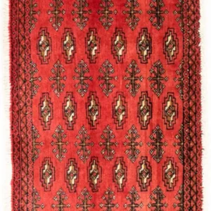 Turkaman Teppich 100 x 50 cm - rot