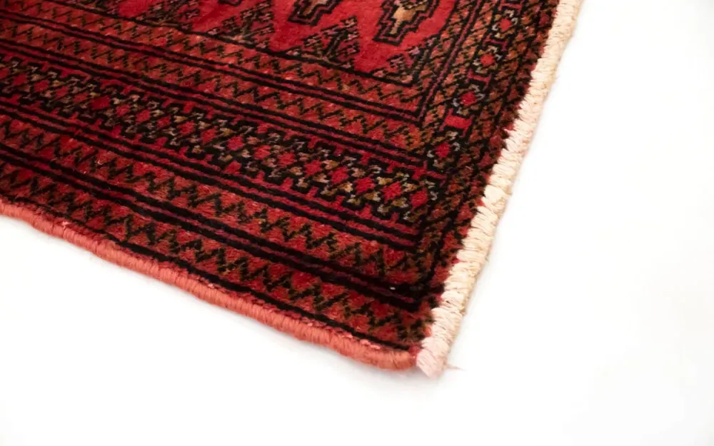 Turkaman Teppich 130 x 60 cm - rot