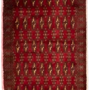 Turkaman Teppich 130 x 60 cm - rot