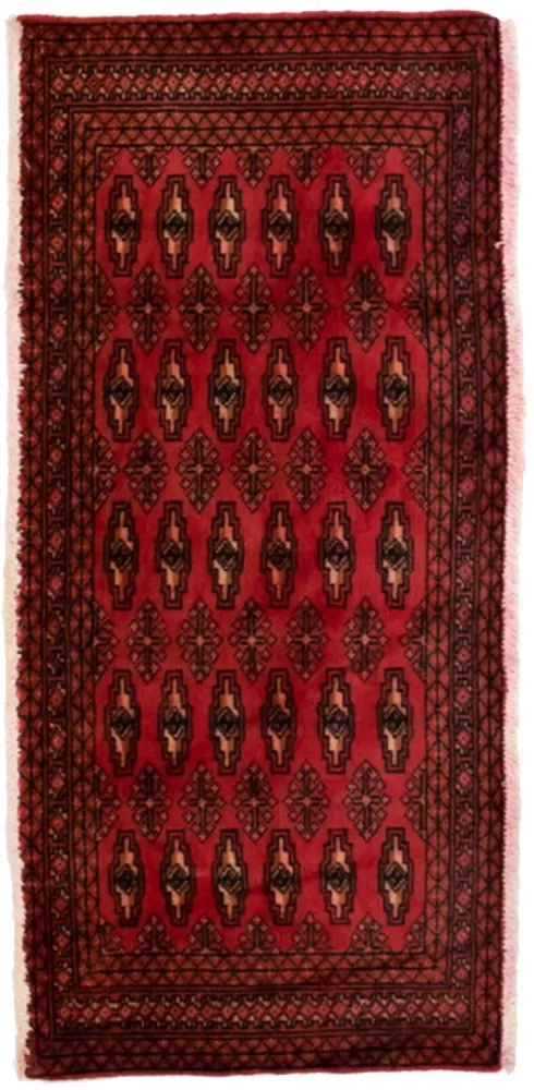 Turkaman Teppich 130 x 60 cm - rot