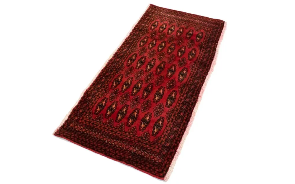 Turkaman Teppich 130 x 60 cm - rot