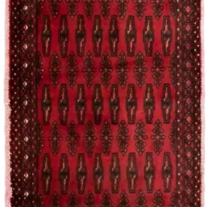 Turkaman Teppich 130 x 60 cm - rot