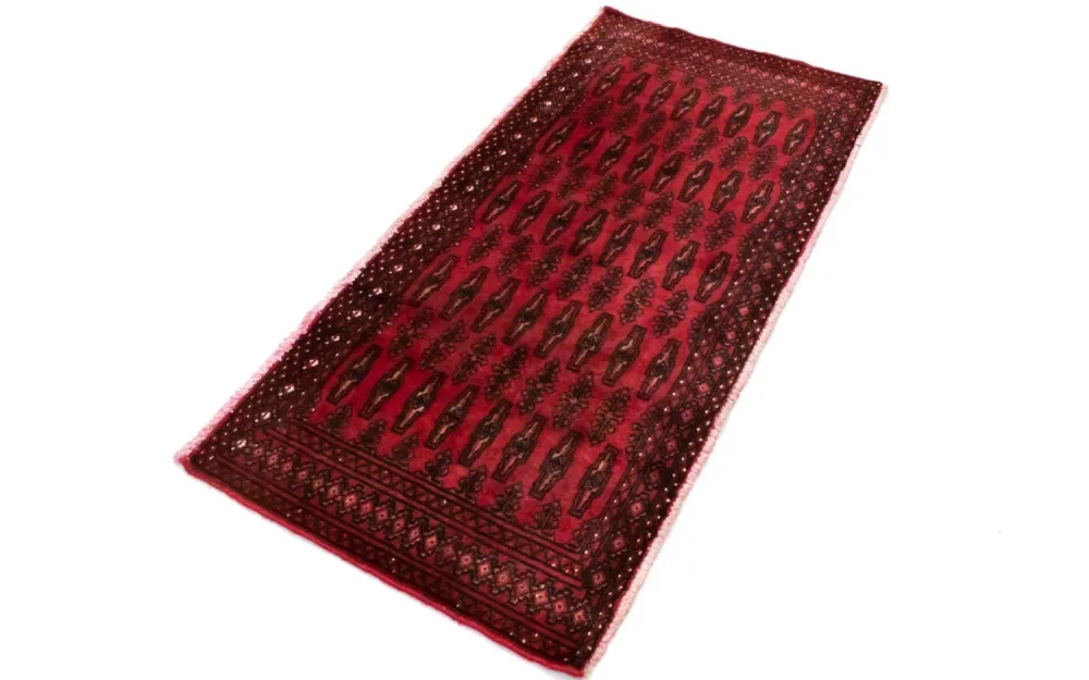 Turkaman Teppich 130 x 60 cm - rot