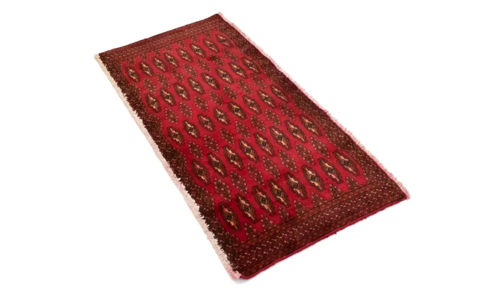 Turkaman Teppich 130 x 60 cm - rot