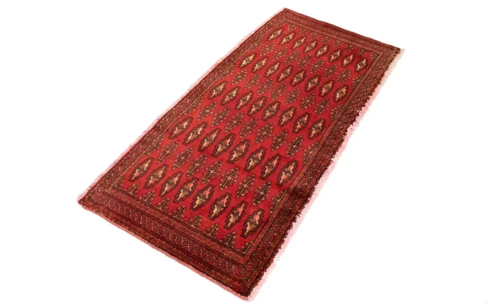 Turkaman Teppich 130 x 60 cm - rot