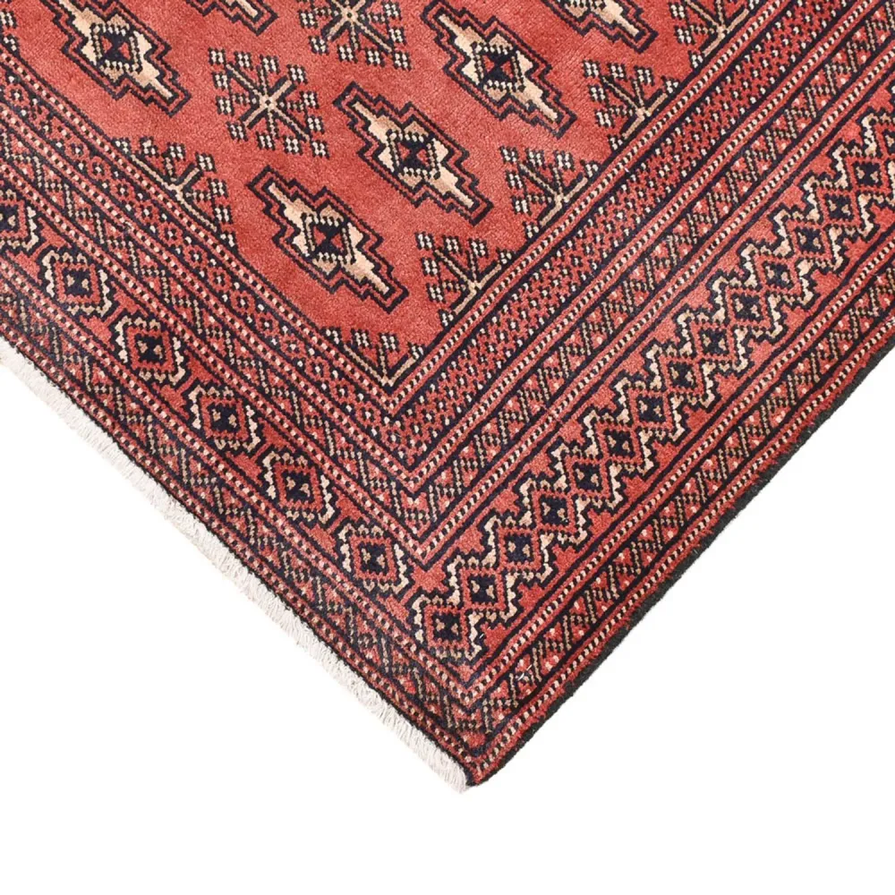 Turkaman Teppich - 132 x 99 cm - rot