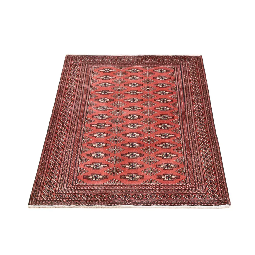 Turkaman Teppich - 132 x 99 cm - rot