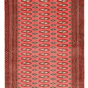 Turkaman Teppich - 135 x 94 cm - rot