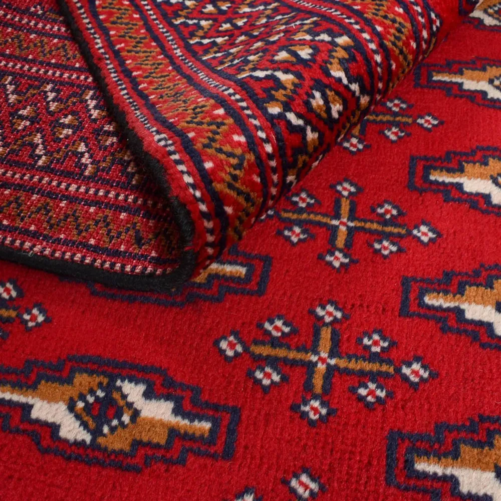 Turkaman Teppich - 175 x 128 cm - rot