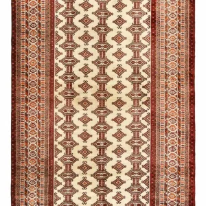 Turkaman Teppich - 204 x 121 cm - beige