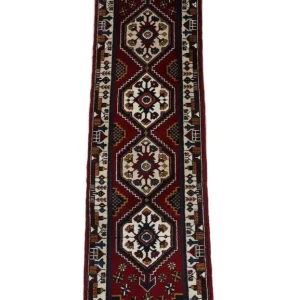 Turkaman Teppich 290 x 71 cm - rot