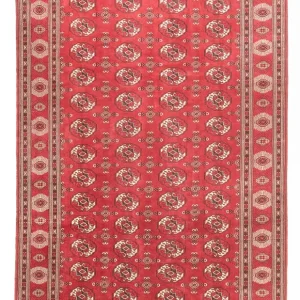 Turkaman Teppich - 400 x 260 cm - rot