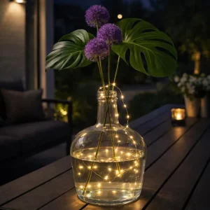 Vase aus recyceltem Glas