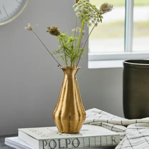 Vase - Goldenes Aluminium
