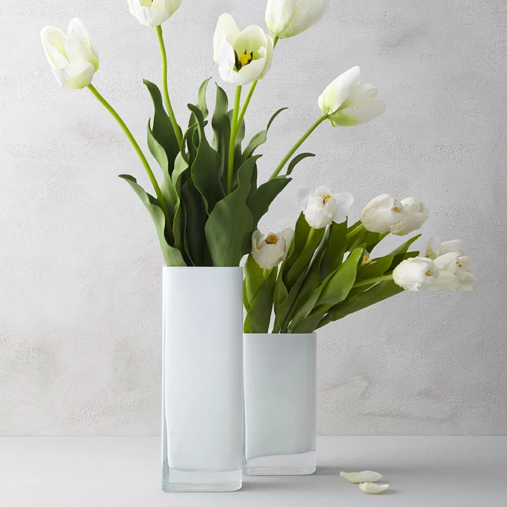Vase LUCCA 20 cm weiß