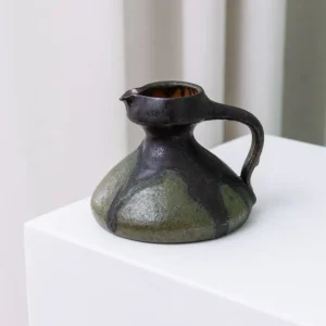 Vintage Keramikvase Fat Lava von Luise Duncker Studio Mid Century Design 1970er