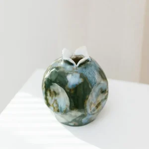 Vintage Keramikvase handgefertigt Italien Studio Keramik 70er