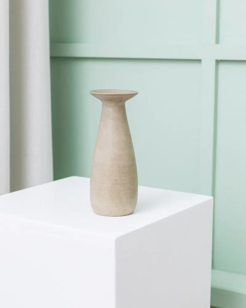 Vintage Keramikvase von Heinz Pelzer Studio Mid Century Design 1970er
