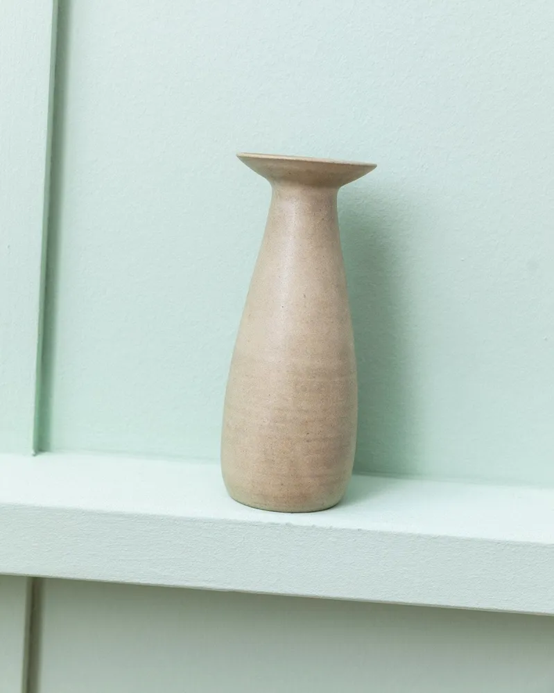 Vintage Keramikvase von Heinz Pelzer Studio Mid Century Design 1970er