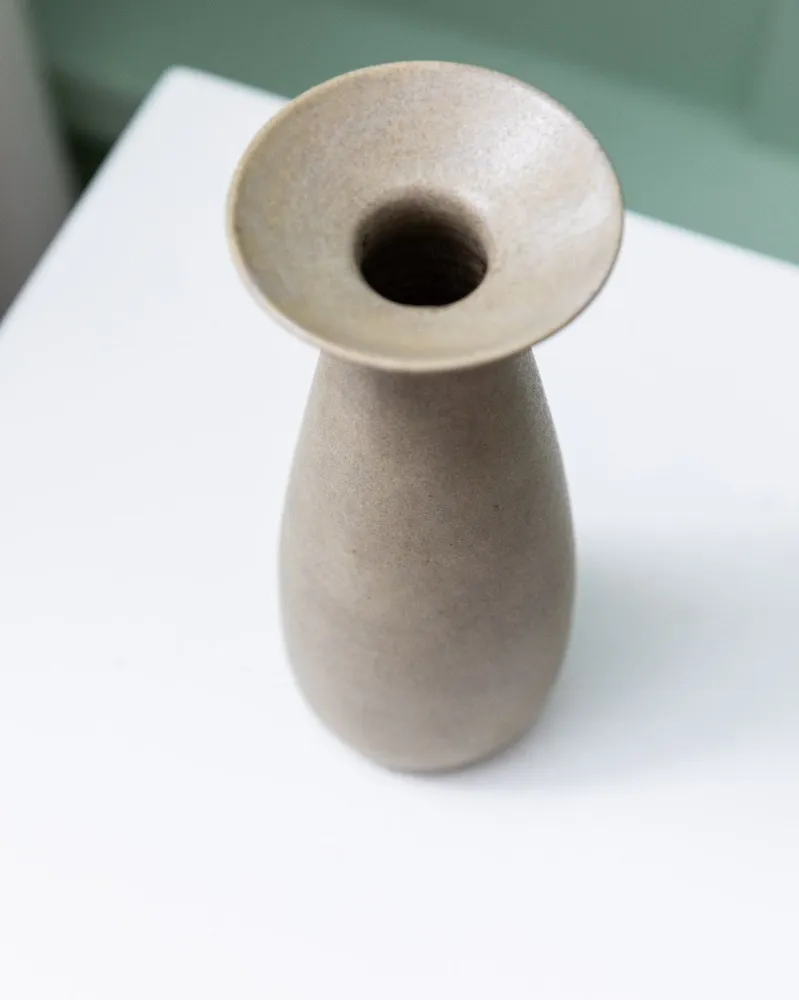 Vintage Keramikvase von Heinz Pelzer Studio Mid Century Design 1970er