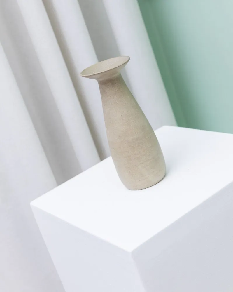 Vintage Keramikvase von Heinz Pelzer Studio Mid Century Design 1970er