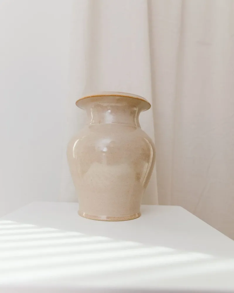 Vintage Keramikvase von Matthias Jäkel Naunhof 80er