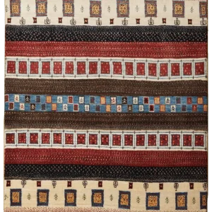Vintage Rizbaf Teppich Bunt 154x102cm