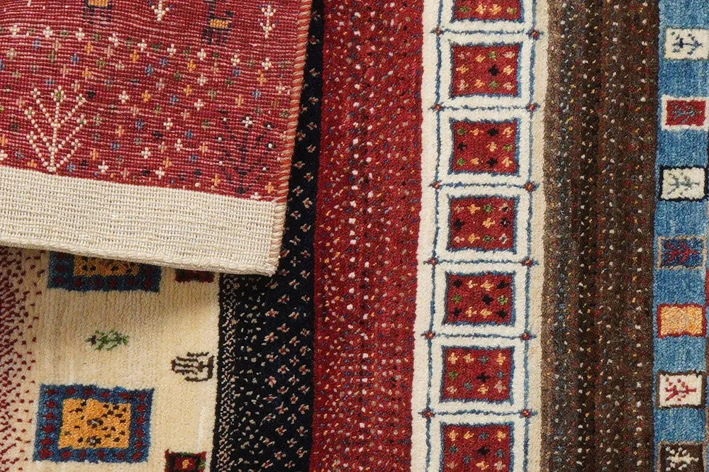Vintage Rizbaf Teppich Bunt 154x102cm