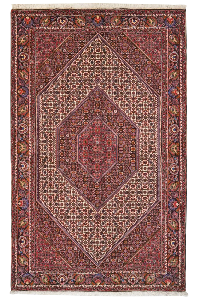 Vintage Teppich Bidjar Bookan 235x146cm Bunt Naturinspirierte Motive