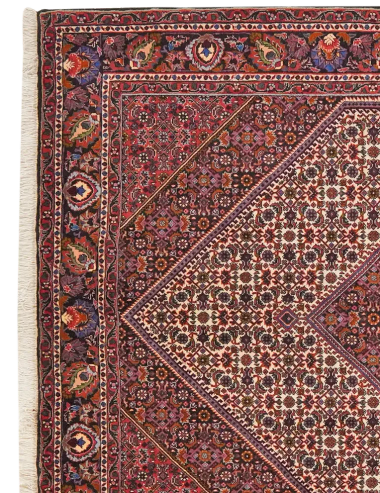 Vintage Teppich Bidjar Bookan 235x146cm Bunt Naturinspirierte Motive