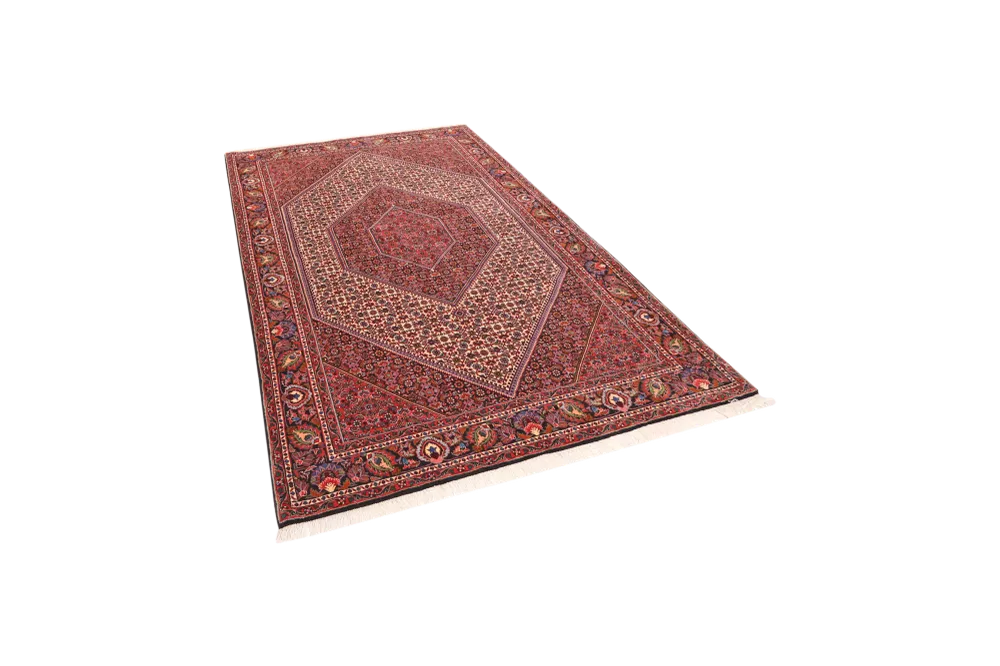 Vintage Teppich Bidjar Bookan 235x146cm Bunt Naturinspirierte Motive