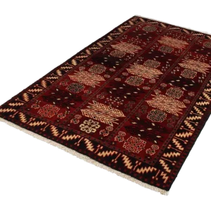 Vintage Teppich Lori 206x130cm bunt Naturmotive