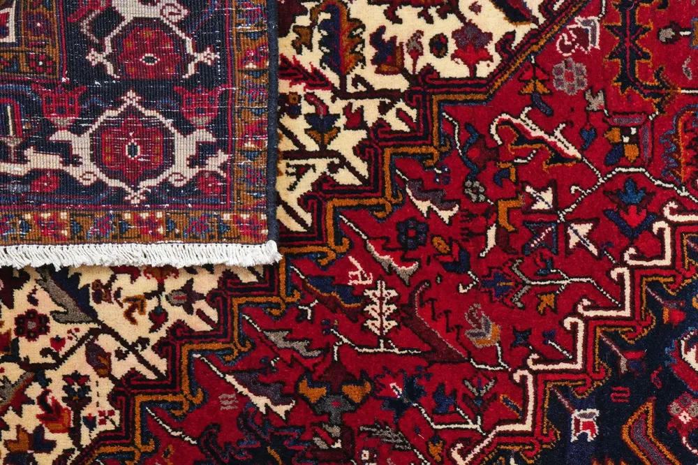 Vintage Teppich Mehrewan 290x205cm Bunt Naturinspirierte Motive