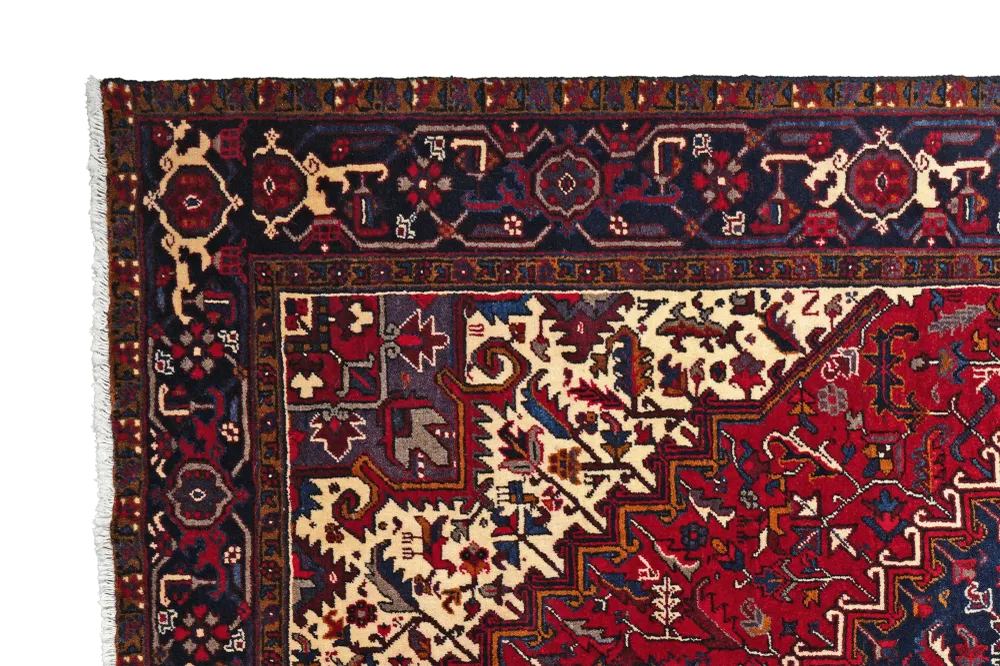 Vintage Teppich Mehrewan 290x205cm Bunt Naturinspirierte Motive