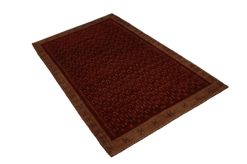 Vintage Teppich Rizbaf 185x110cm bunt